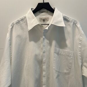 John W Norsdstom White Dress Button Down Shirt, French cuff.